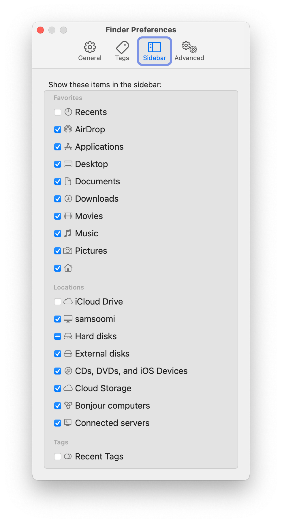 macOS Configuration